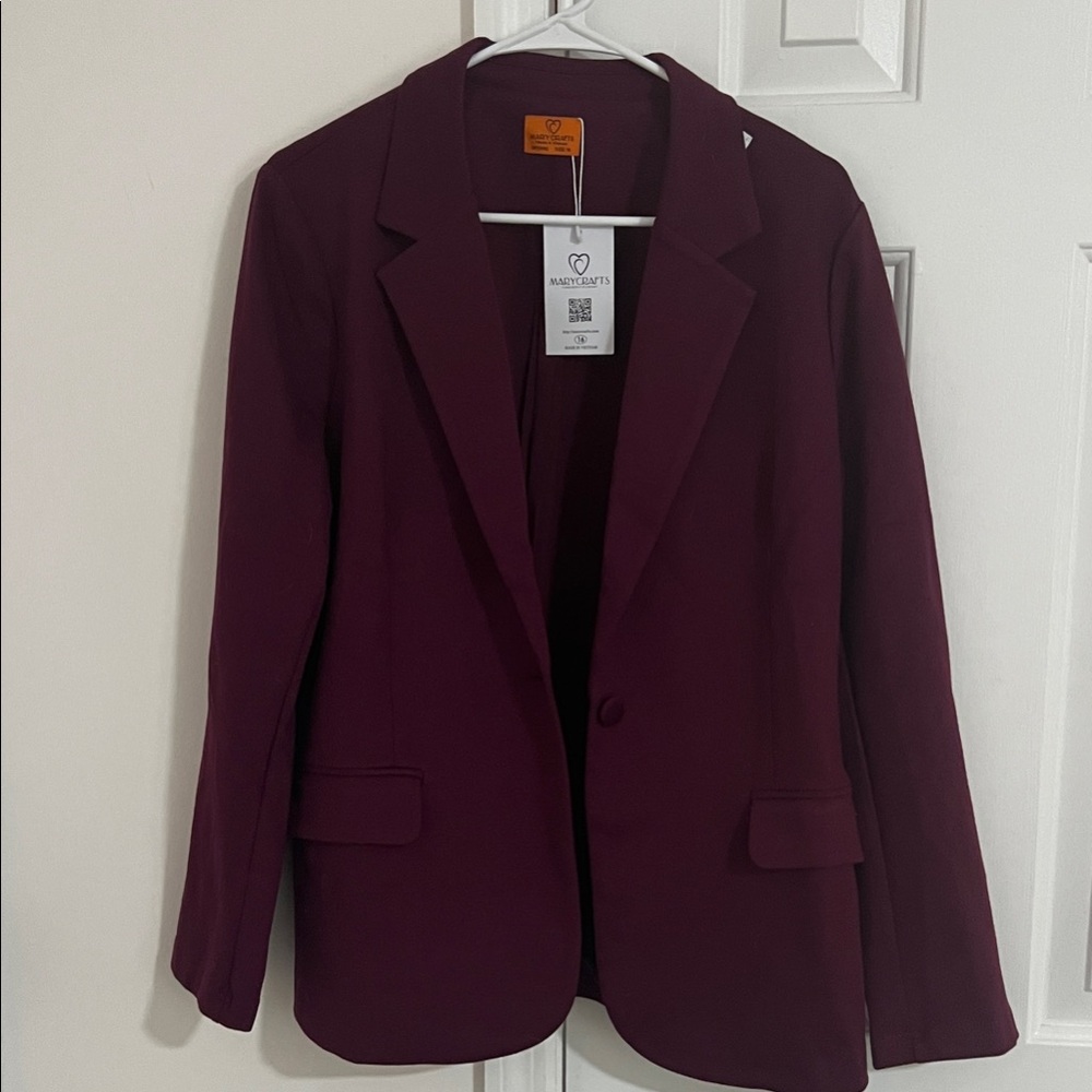 Chic Maroon Blazer for Women